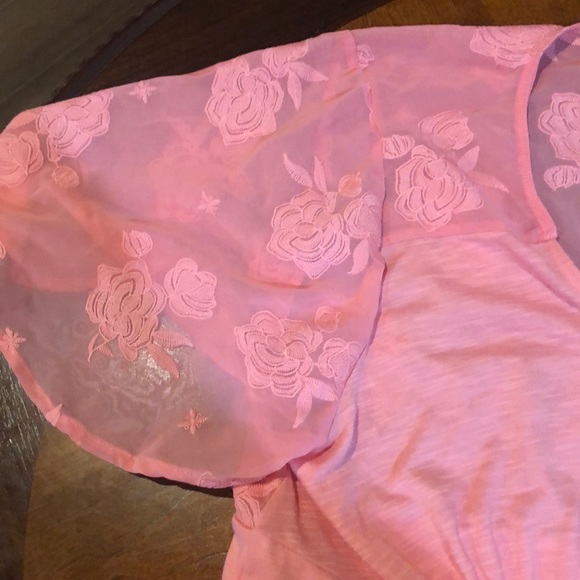 Torrid Floral Embroidered Babydoll Top 3X NWOT - Picture 4 of 8